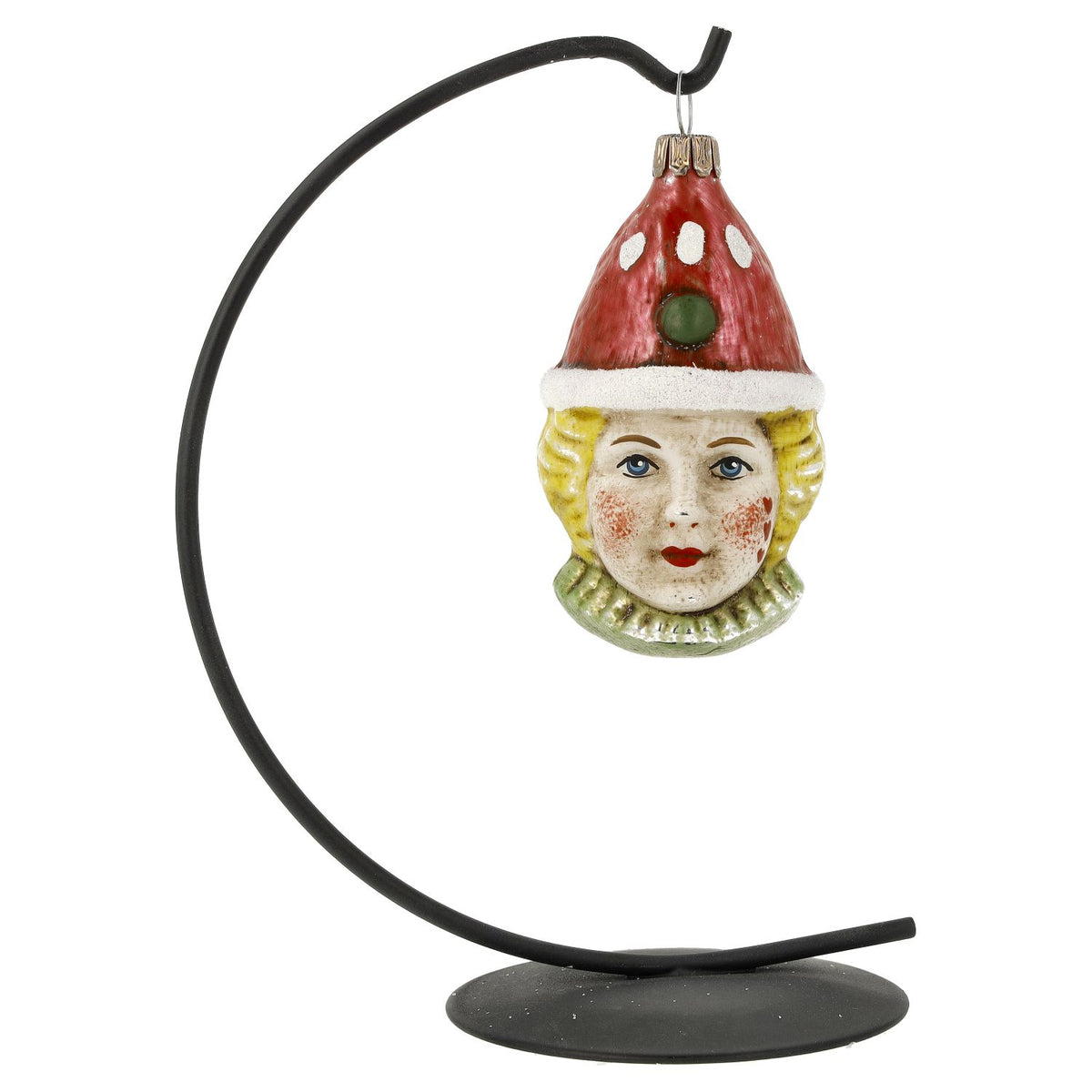 Marolin Christmas Ornament {Clown with Red Cap}