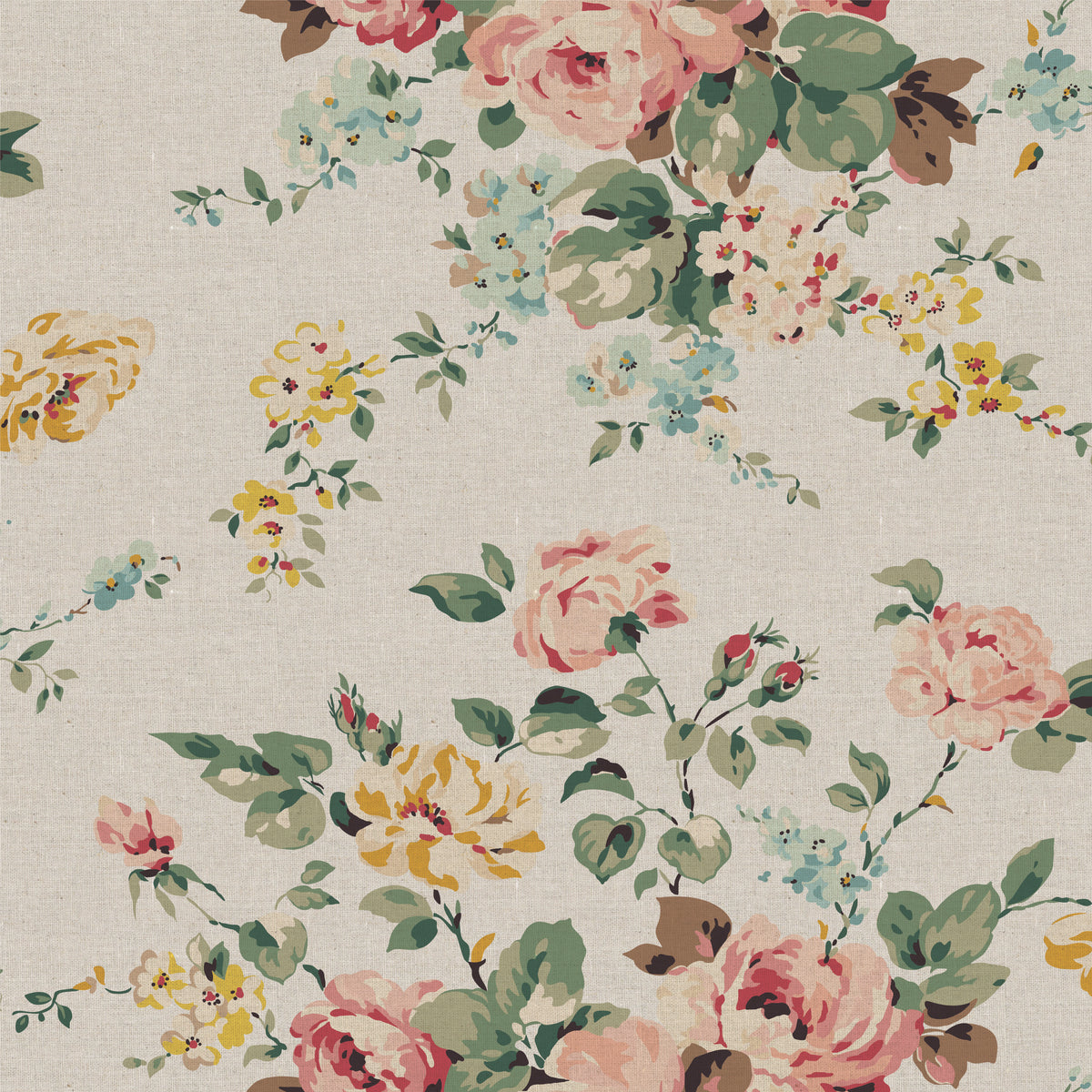 {Linen} Rose and Violet's Bouquet des Fleurs Natural by Miss Rose and Sister Violet