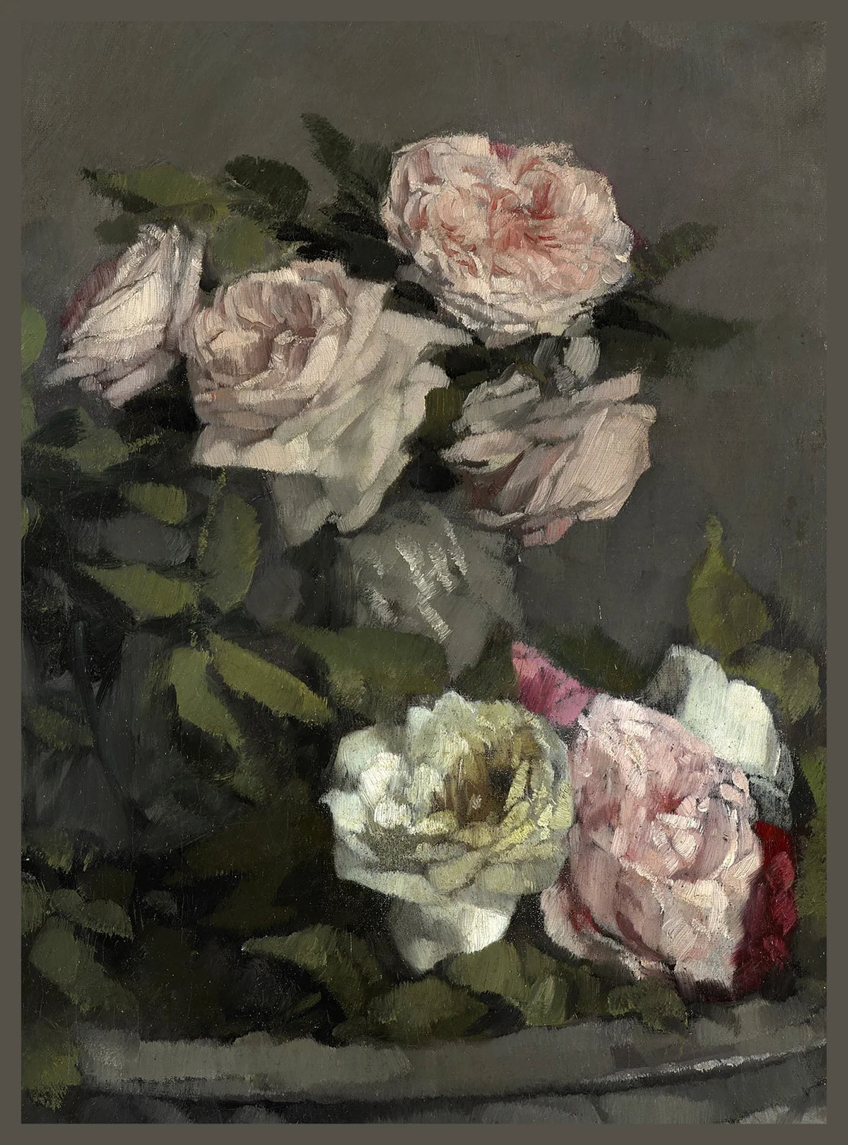 Stitch & Fable Vintage Art Textile Panel ~ {Old Roses}