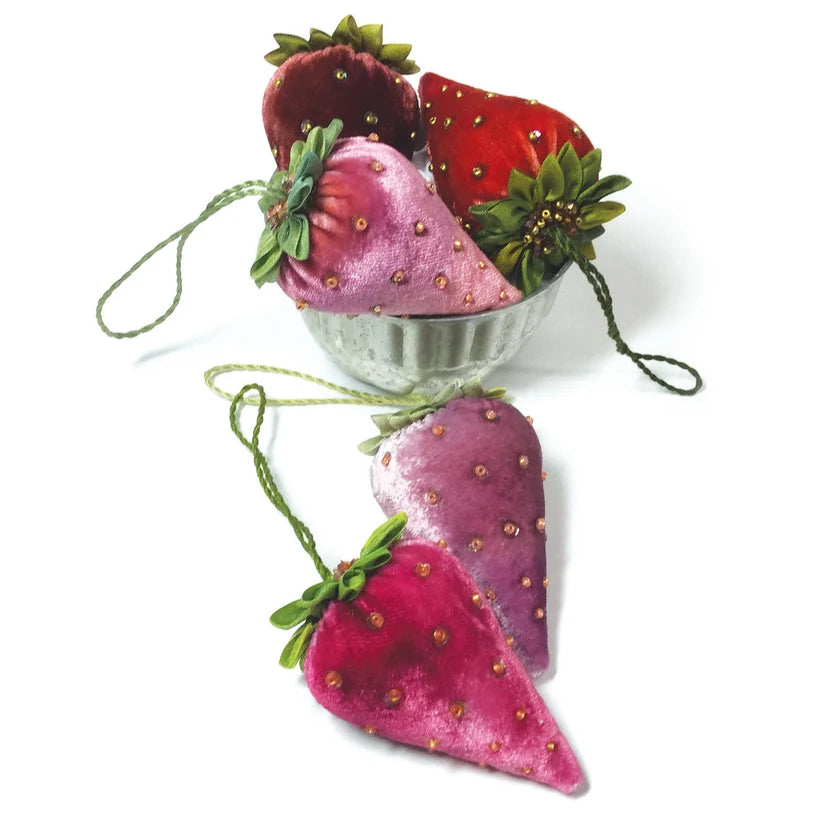 Original Velvet Strawberries, by Mary Jo Hiney Designs