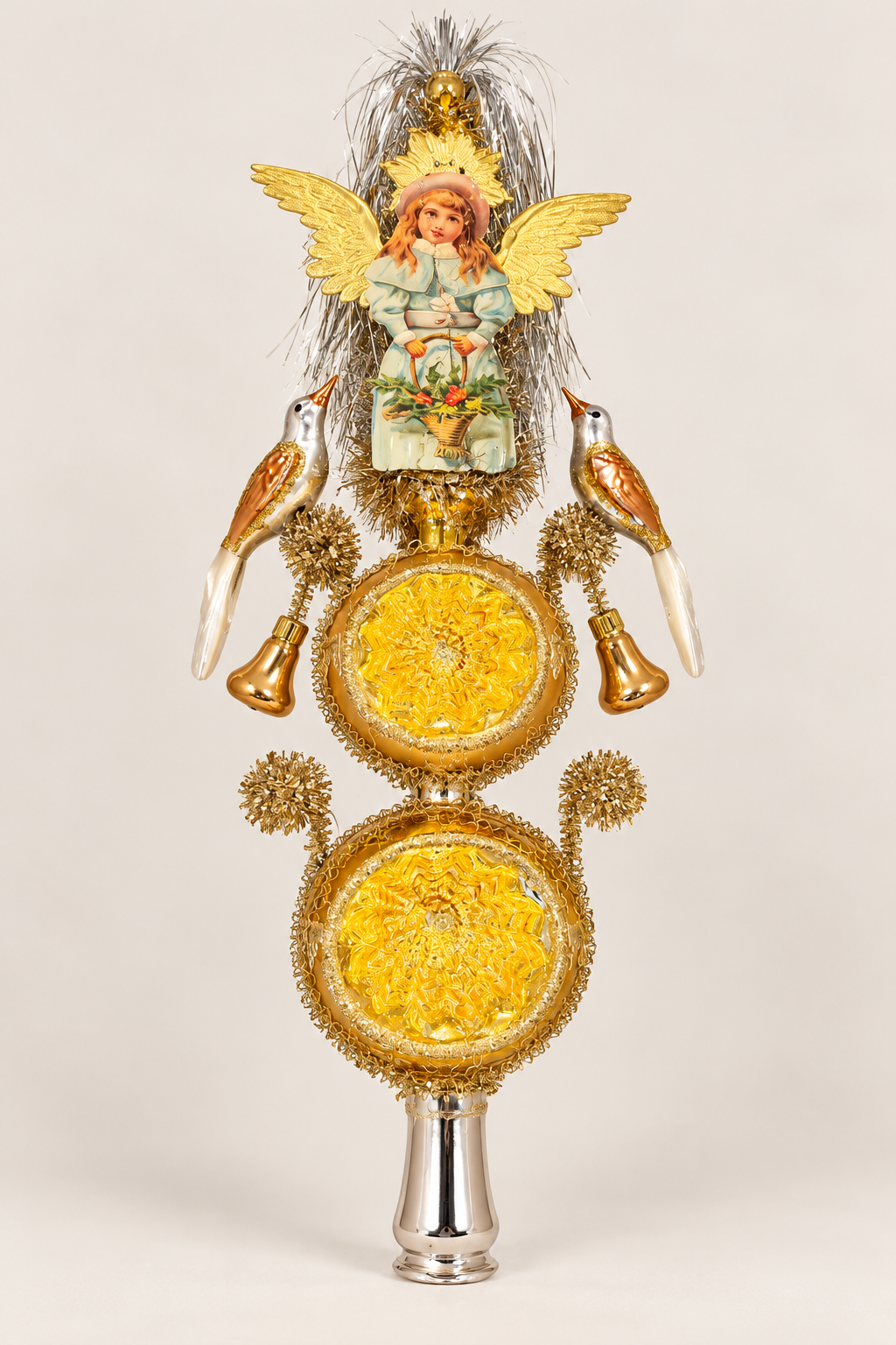 Nostalgie Handmade Ornament from Germany {Victorian Tree Topper, 14"}