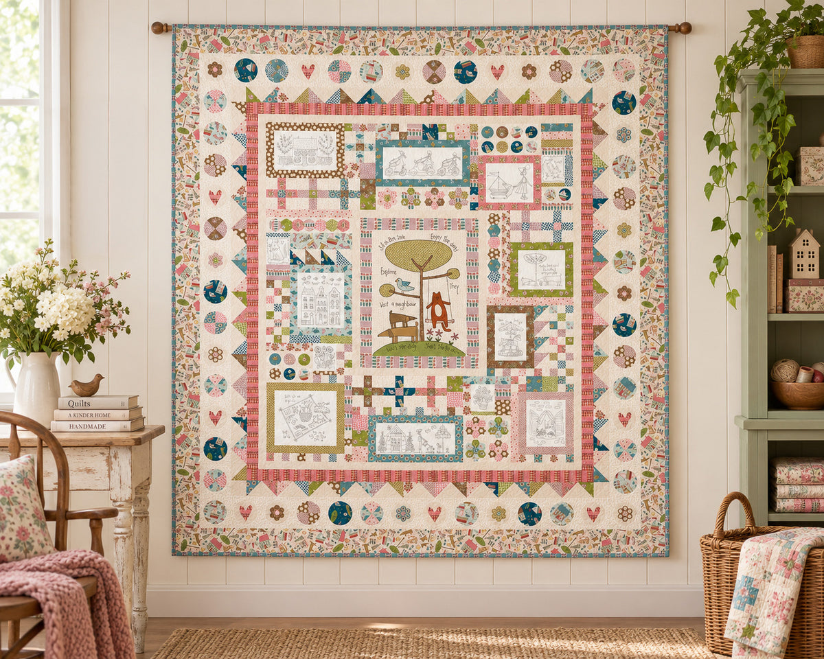 Out and About by Natalie Bird of Birdhouse Designs QUILT KIT