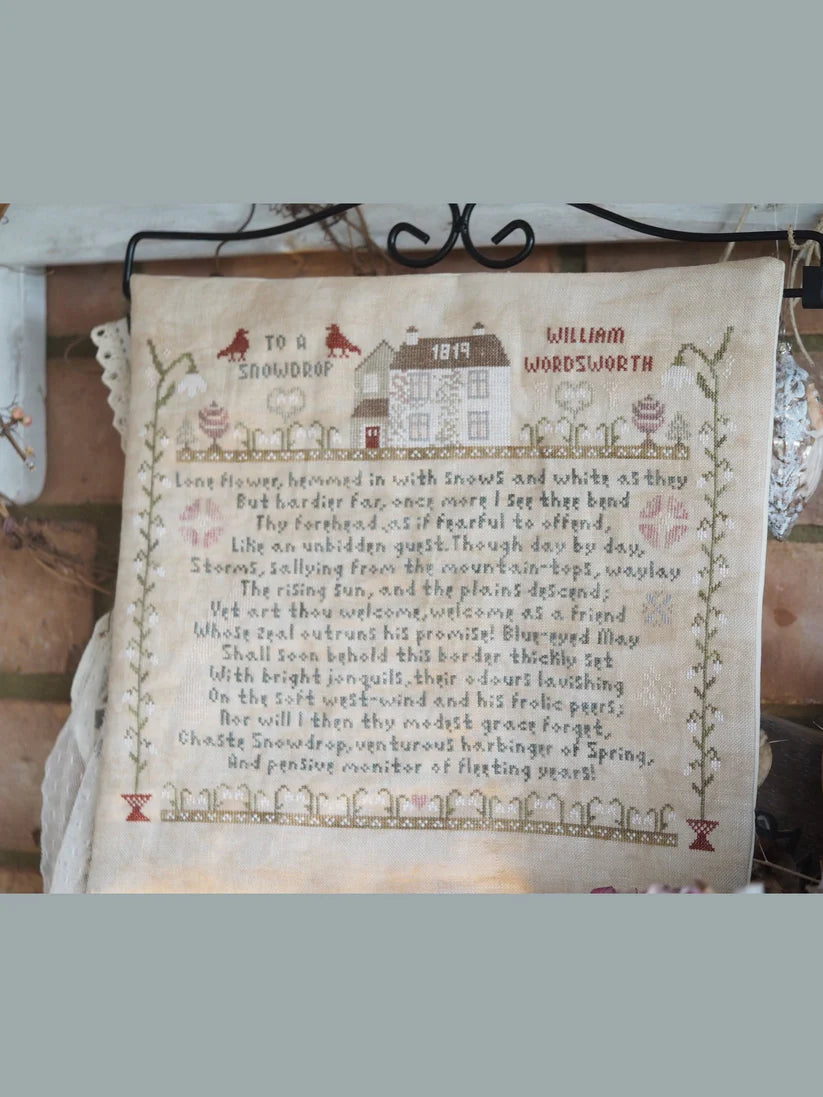 The Stitchery Sisters Cross Stitch Pattern: To a Snowdrop