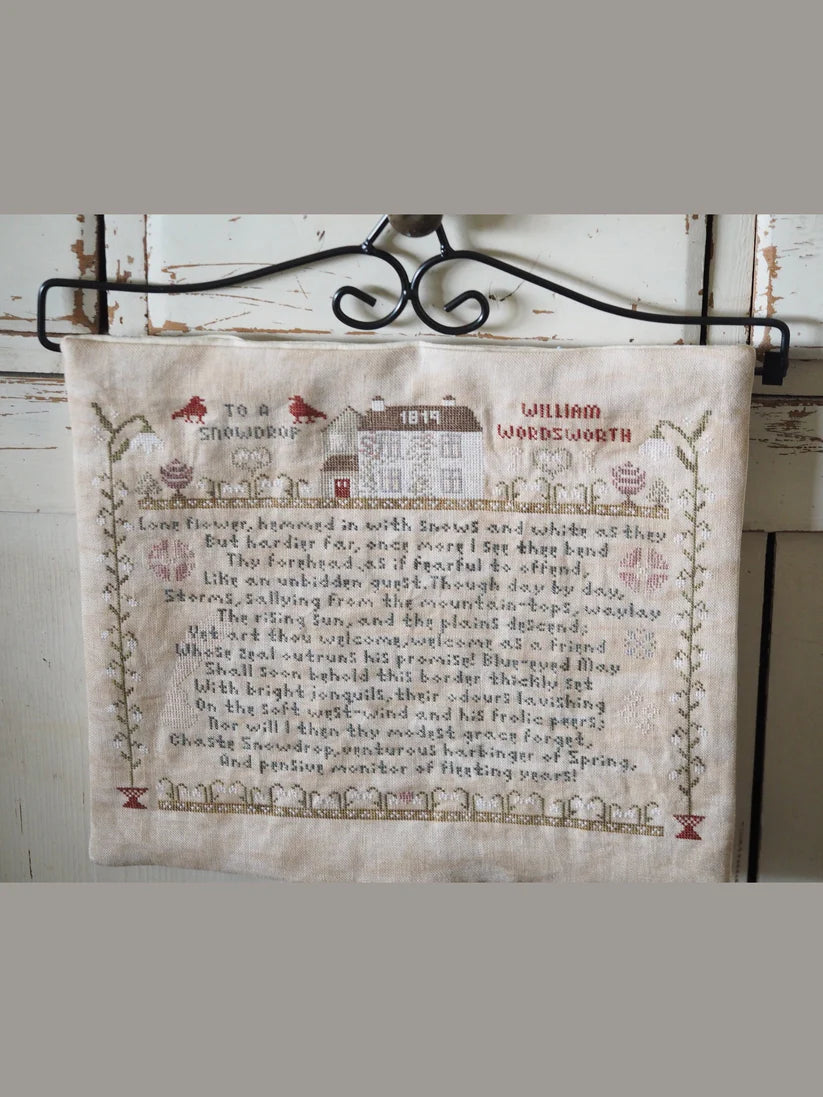 The Stitchery Sisters Cross Stitch Pattern: To a Snowdrop