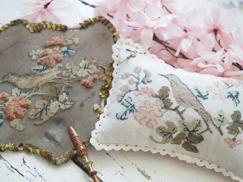 The Stitchery Sisters Cross Stitch Pattern: Secret Garden Songbird