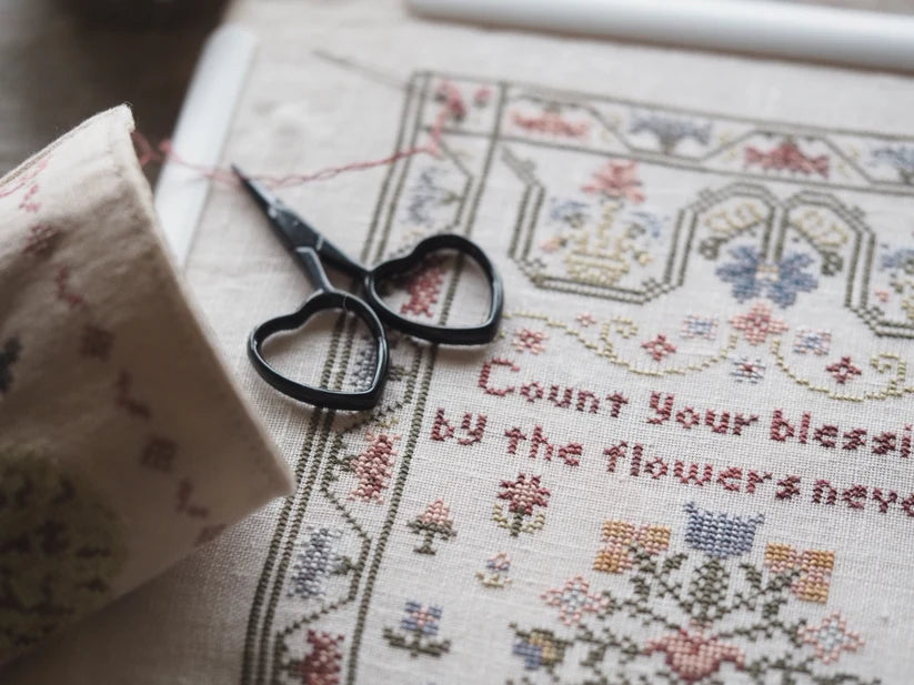 The Stitchery Sisters Cross Stitch Pattern: Count Your Blessings