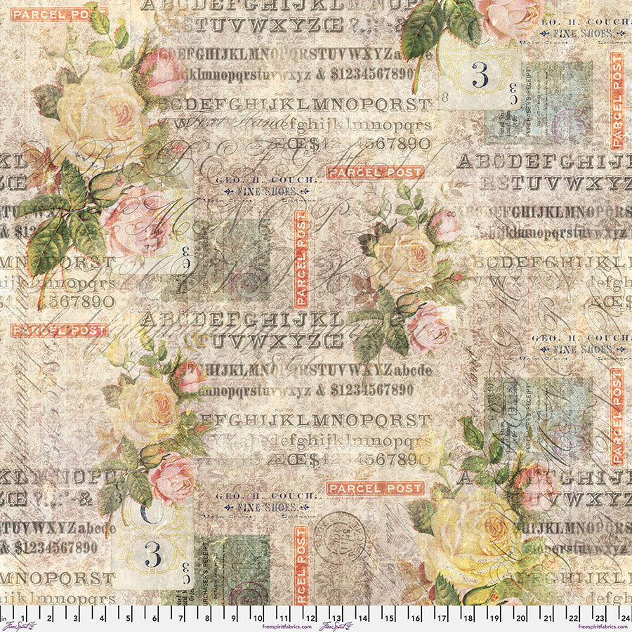 Eclectic Elements by Tim Holtz {Rose Parcel in Multi}