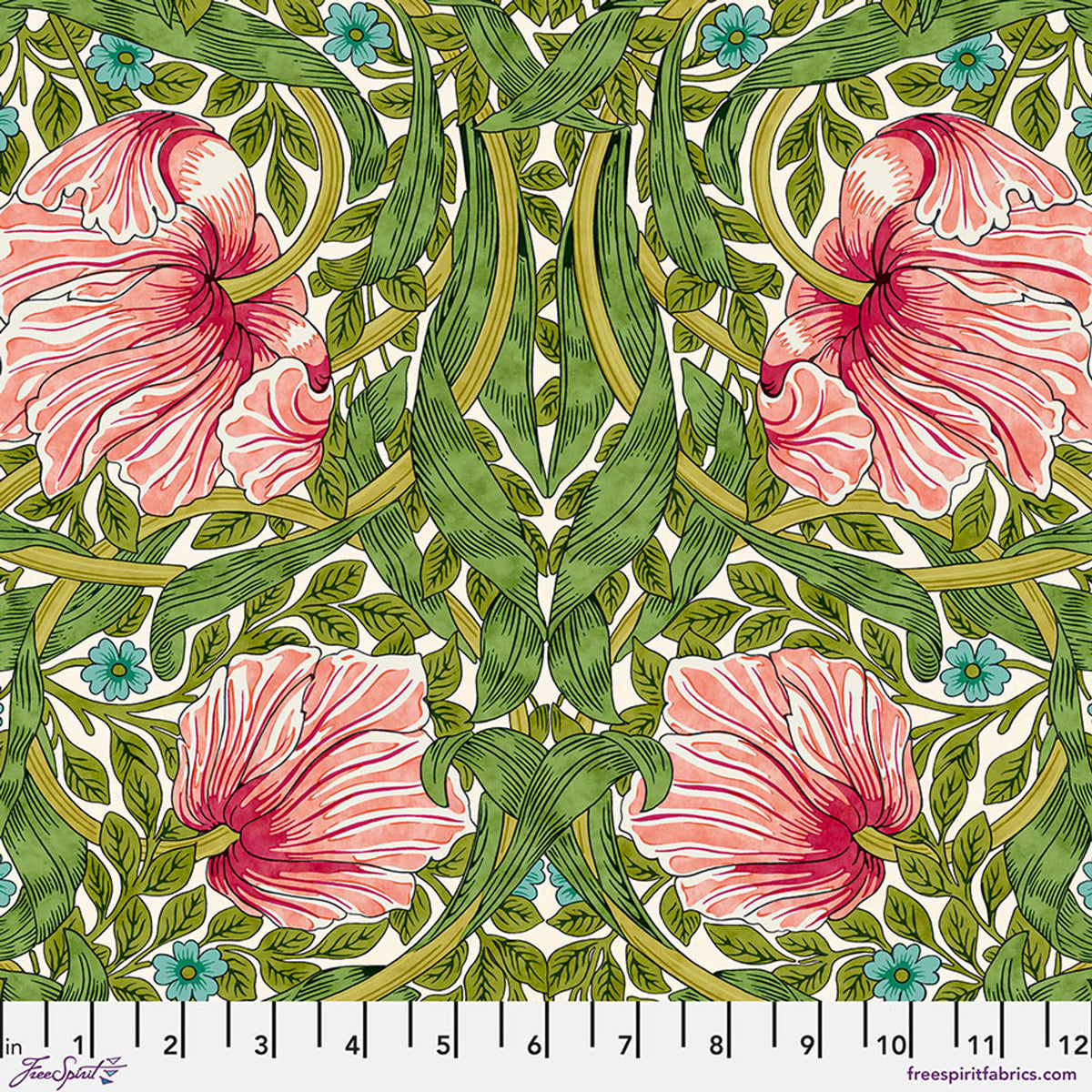 Bedford Park by Morris & Co. Pimpernel {Green}