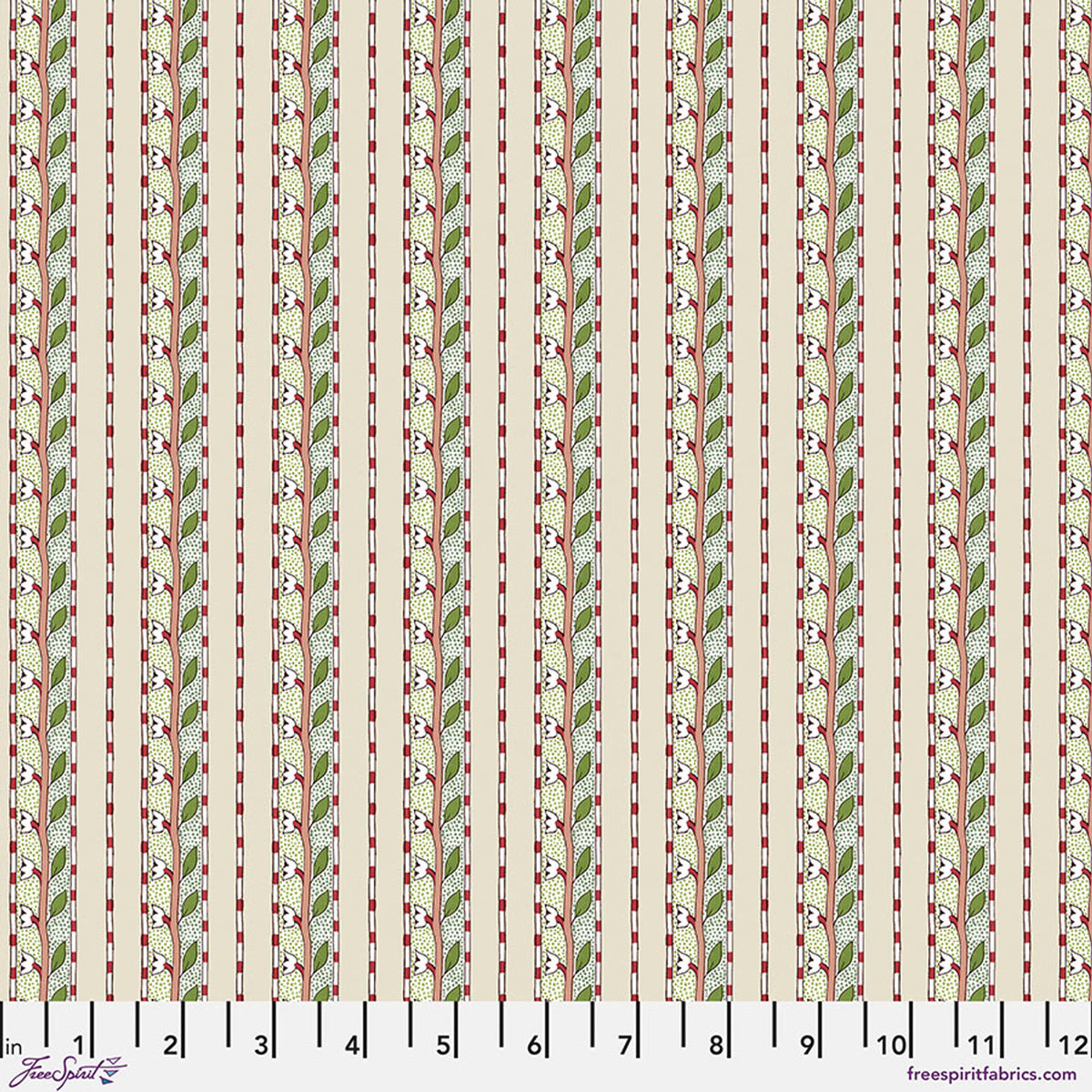 Bedford Park by Morris & Co. Daffodil Stripe {Ivory}