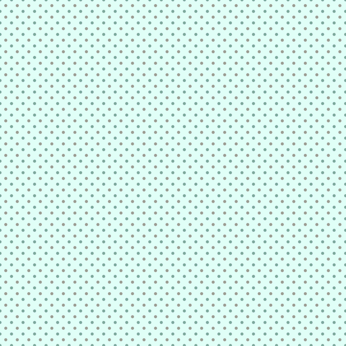 Light blue fabric with gray polka dots, perfect for crafting and home decor projects.