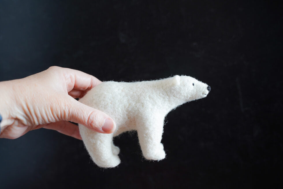 Bear Creek Felting Kit Polar Bear