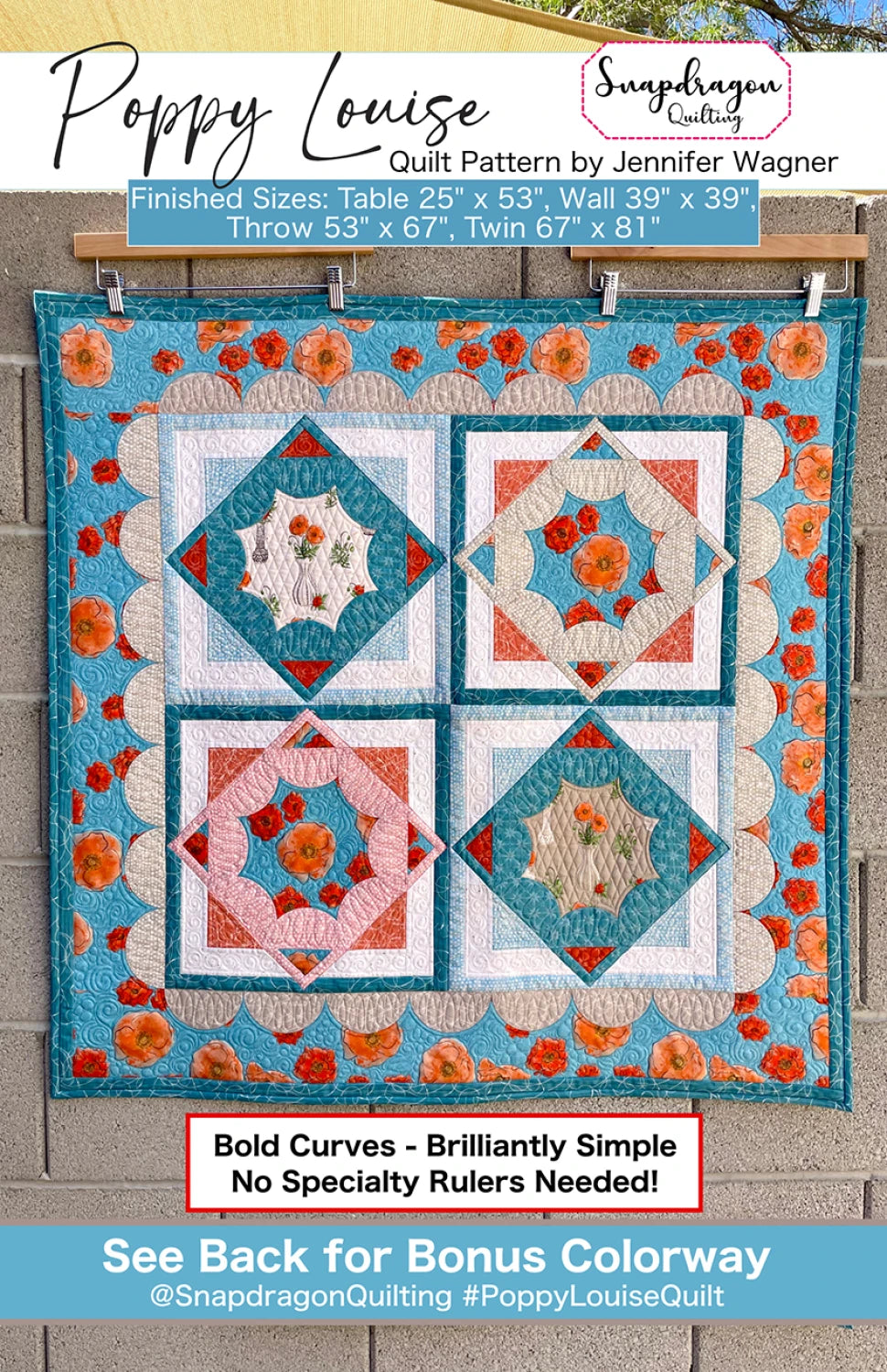Poppy Louise pattern by Jennifer Wagner