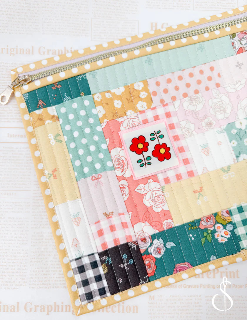 Camellia Woven Labels by Sewing Illustrations