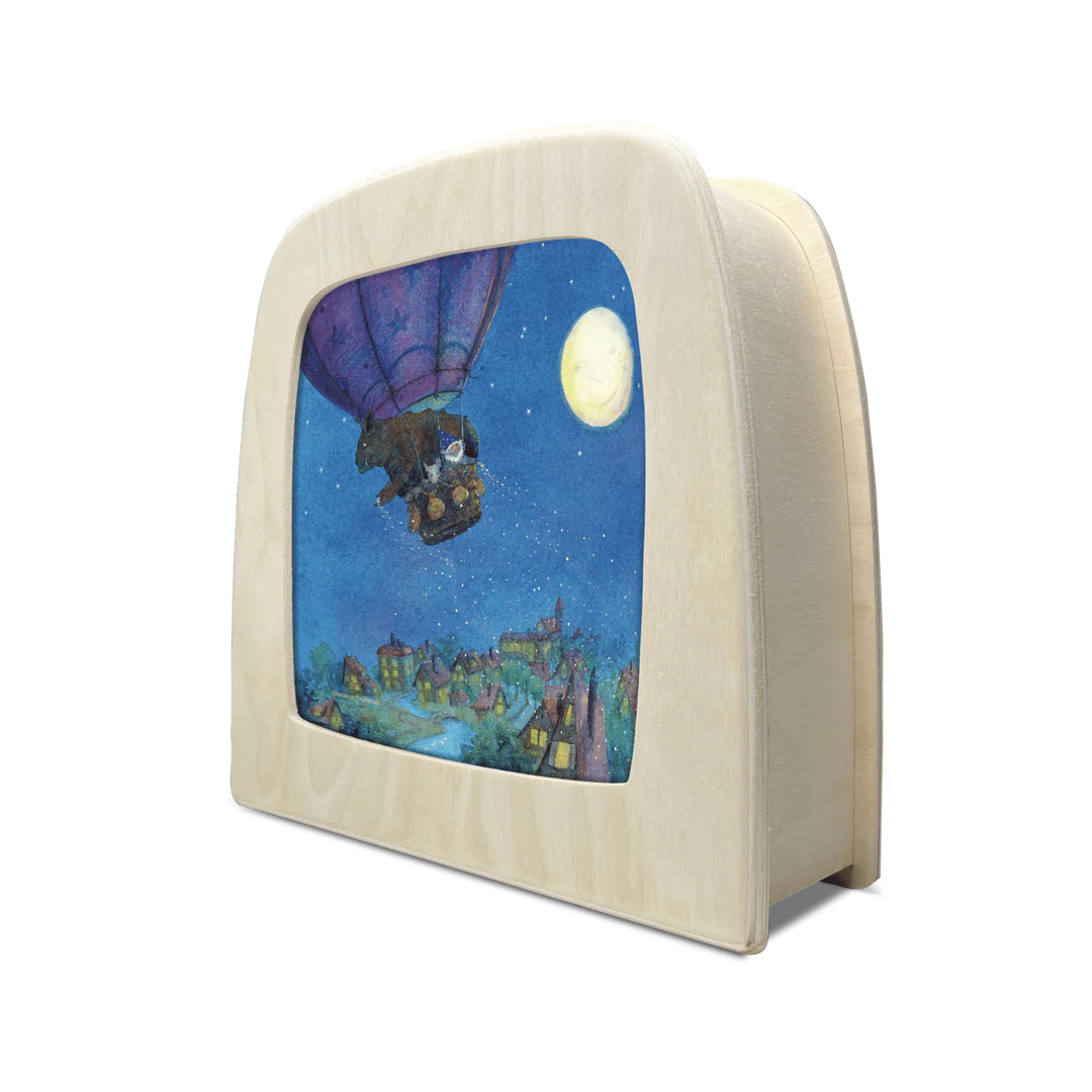 Goodnight Sandman - Air Balloon Silhouette by Daniela Drescher