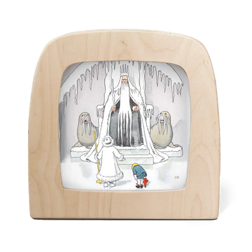 Ole's Ski Trip - King Winter Silhouette