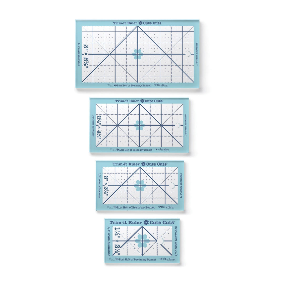 Lori Holt Cutie Cuts Trim It Ruler Pack