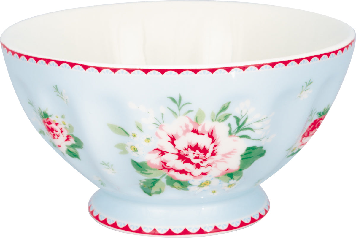 GreenGate French Bowl Medium Alivia Pale Blue