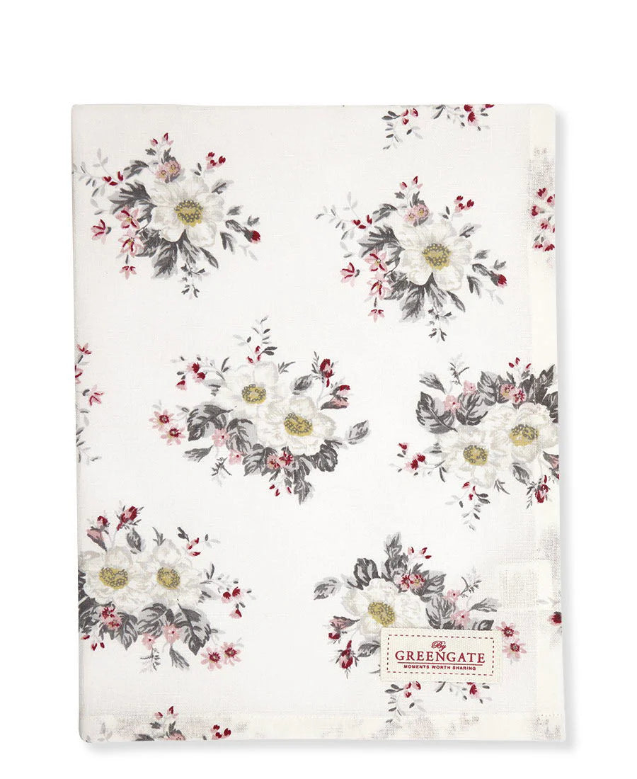 GreenGate Tea Towel Abella White