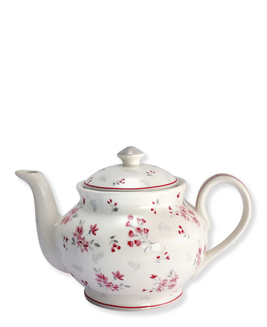 GreenGate Teapt Round Emberly White