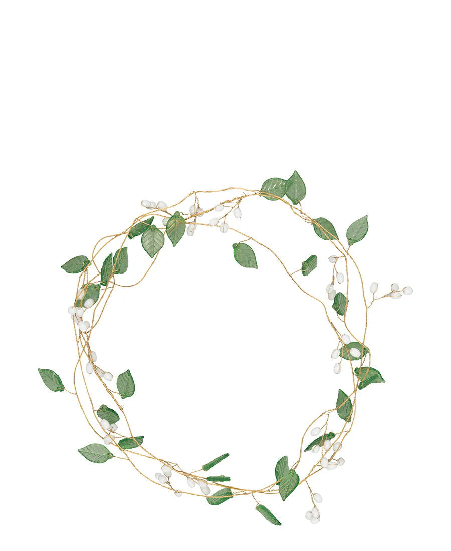 GreenGate Garland Leaves Green