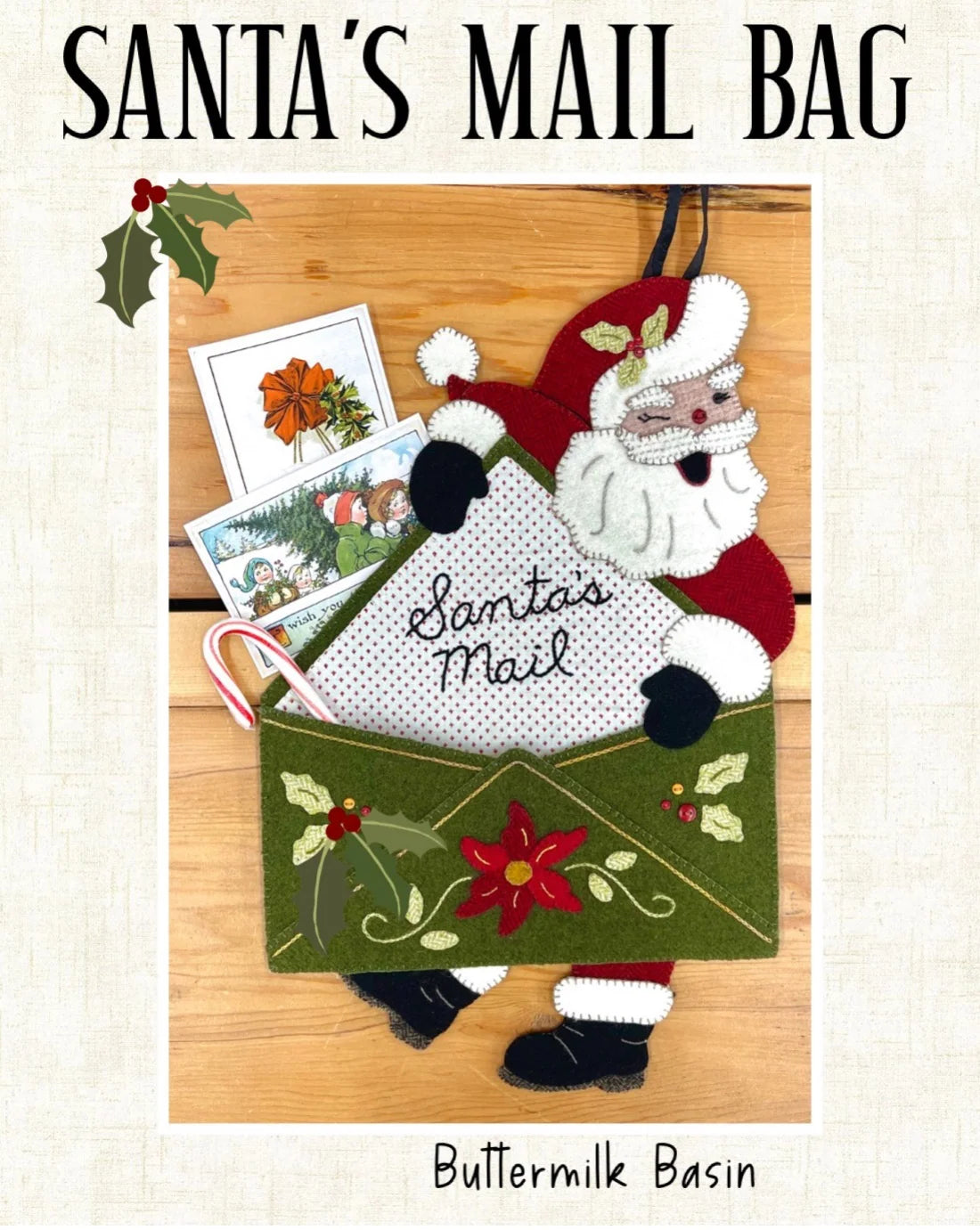 Santa's Mail Bag, Pattern by Buttermilk Basin
