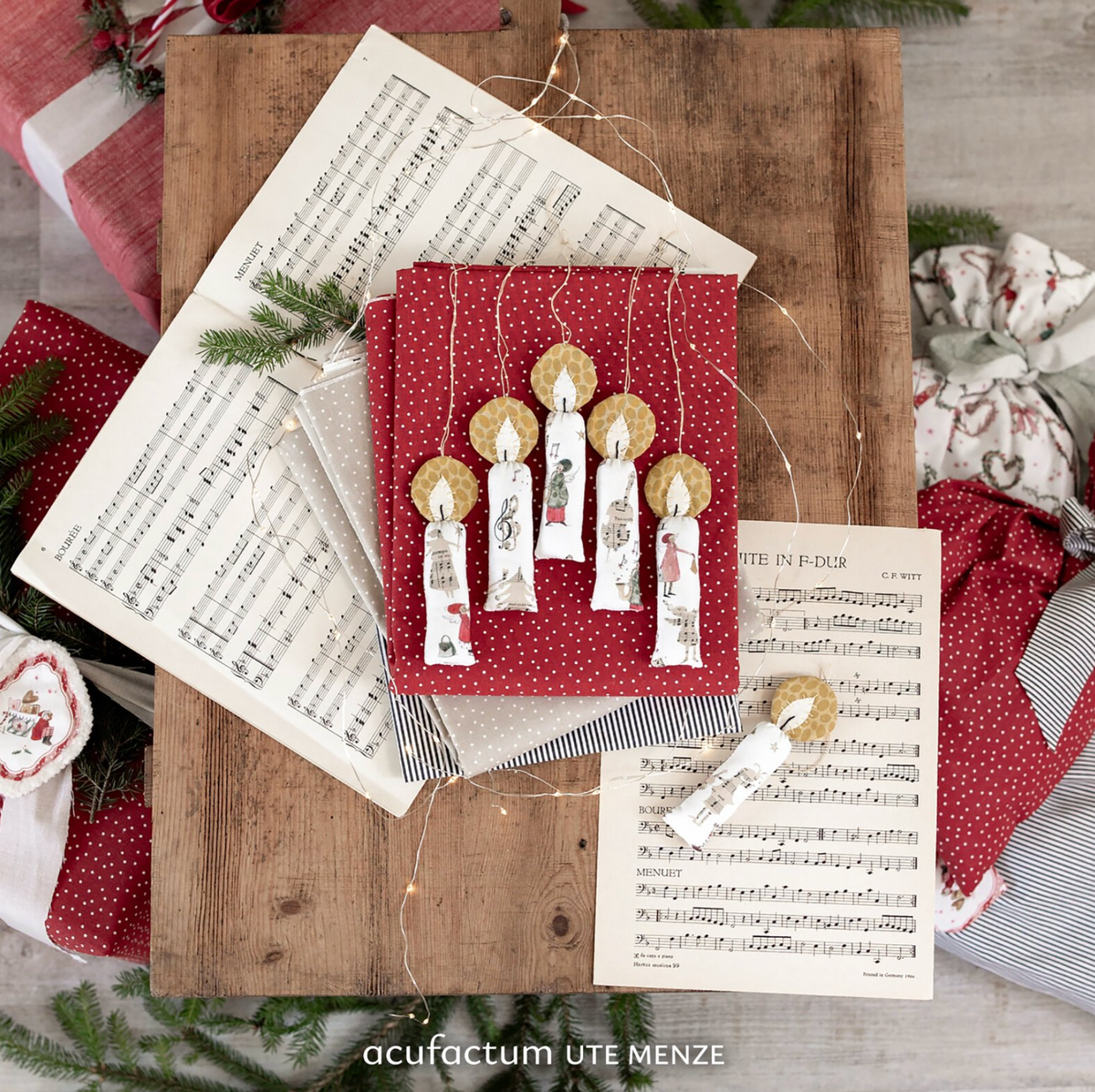 Acufactum A Handmade Winter KIT {Candle Ornaments}