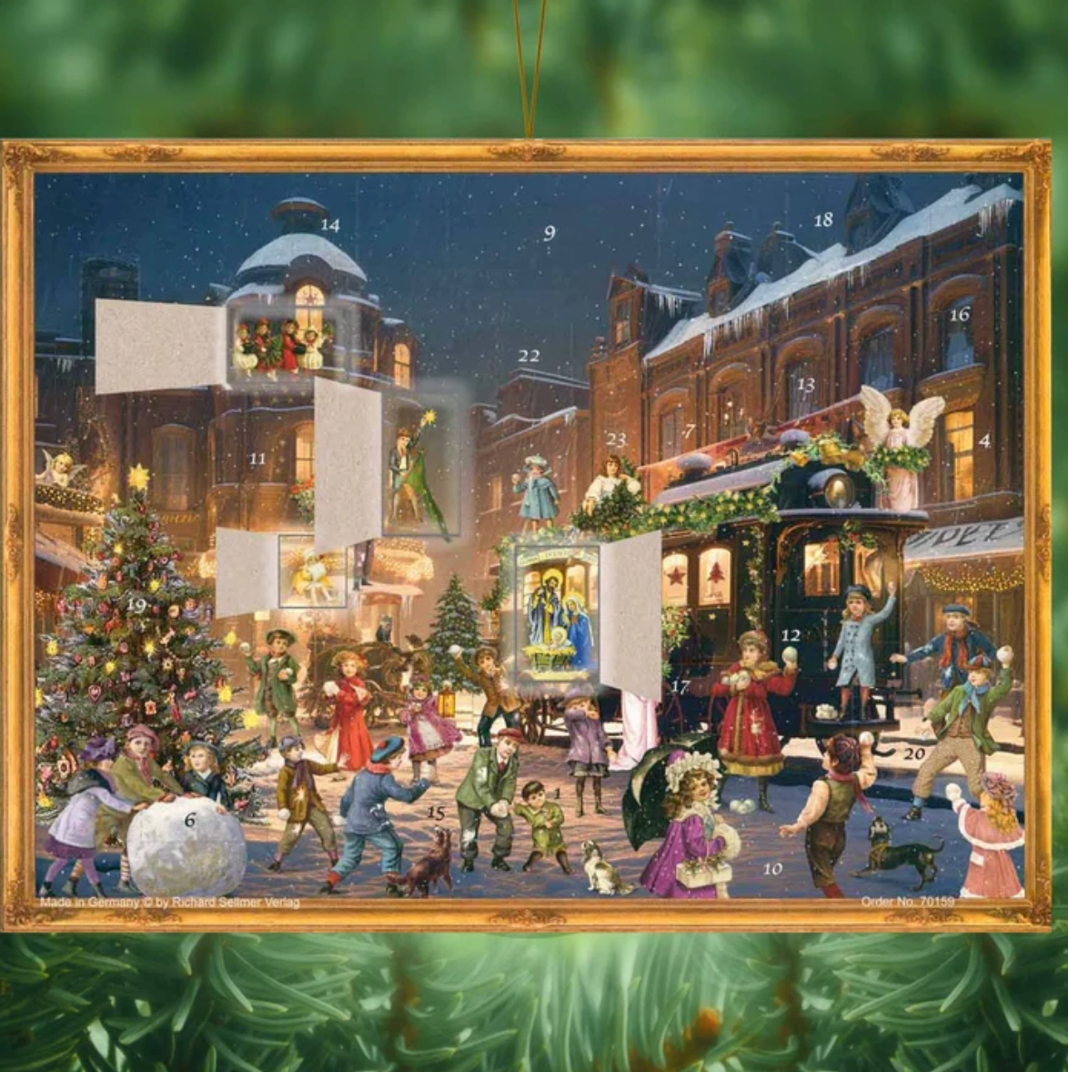 German Advent Calendar {Christmas Railway Station}