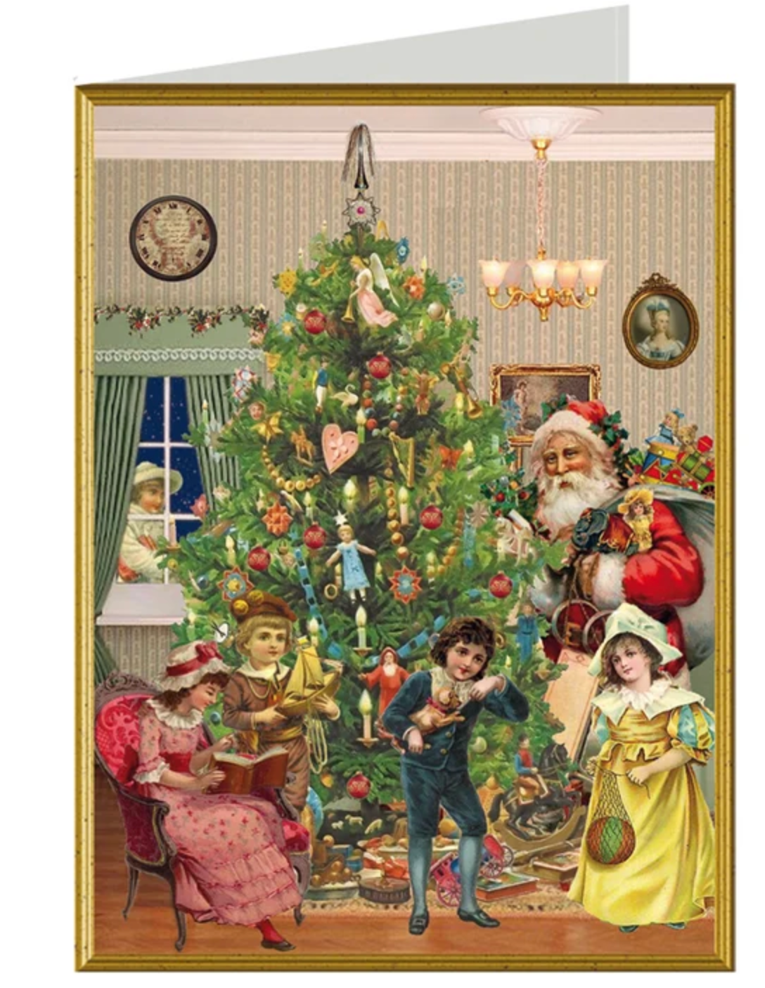German Christmas Card {Chrisstmas Eve}