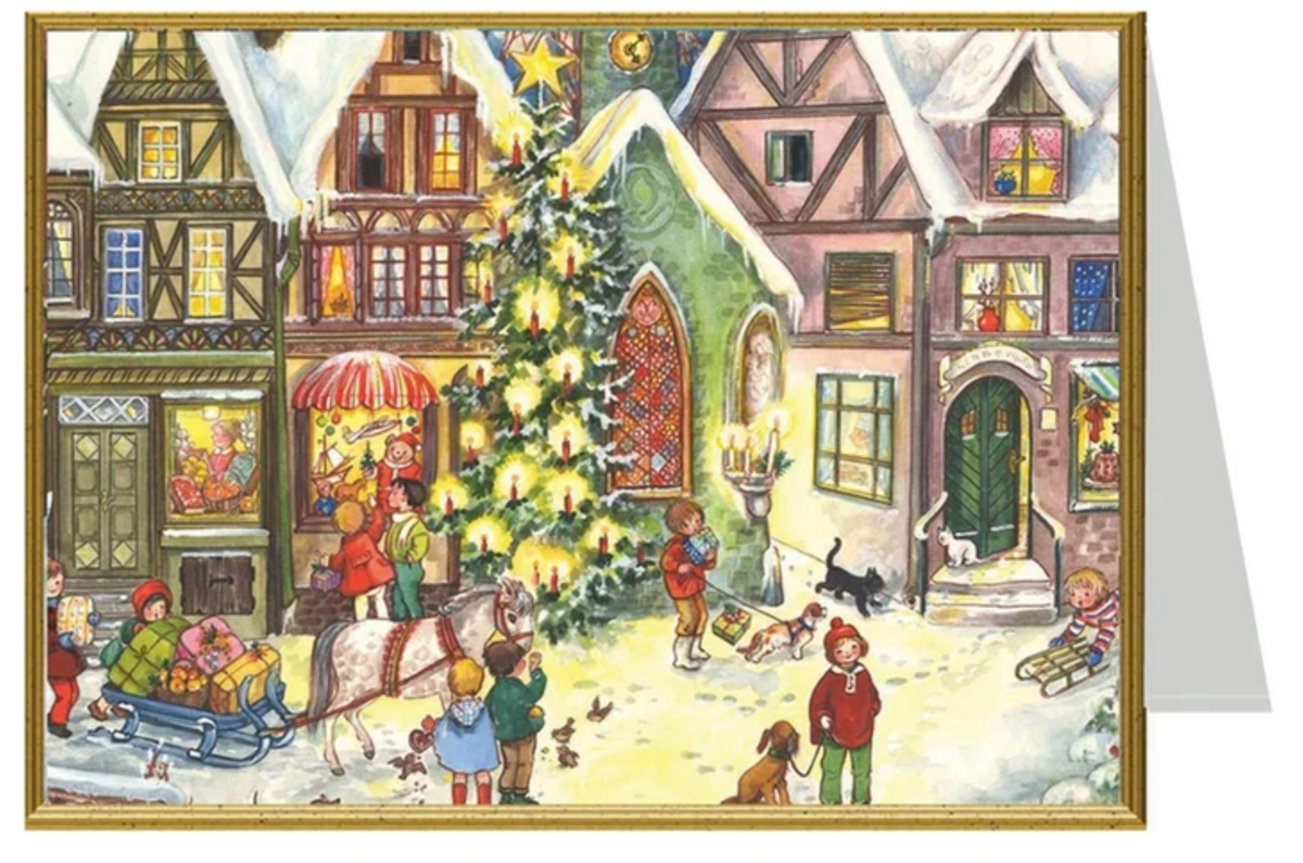 German Christmas Card {By the Town Wall}