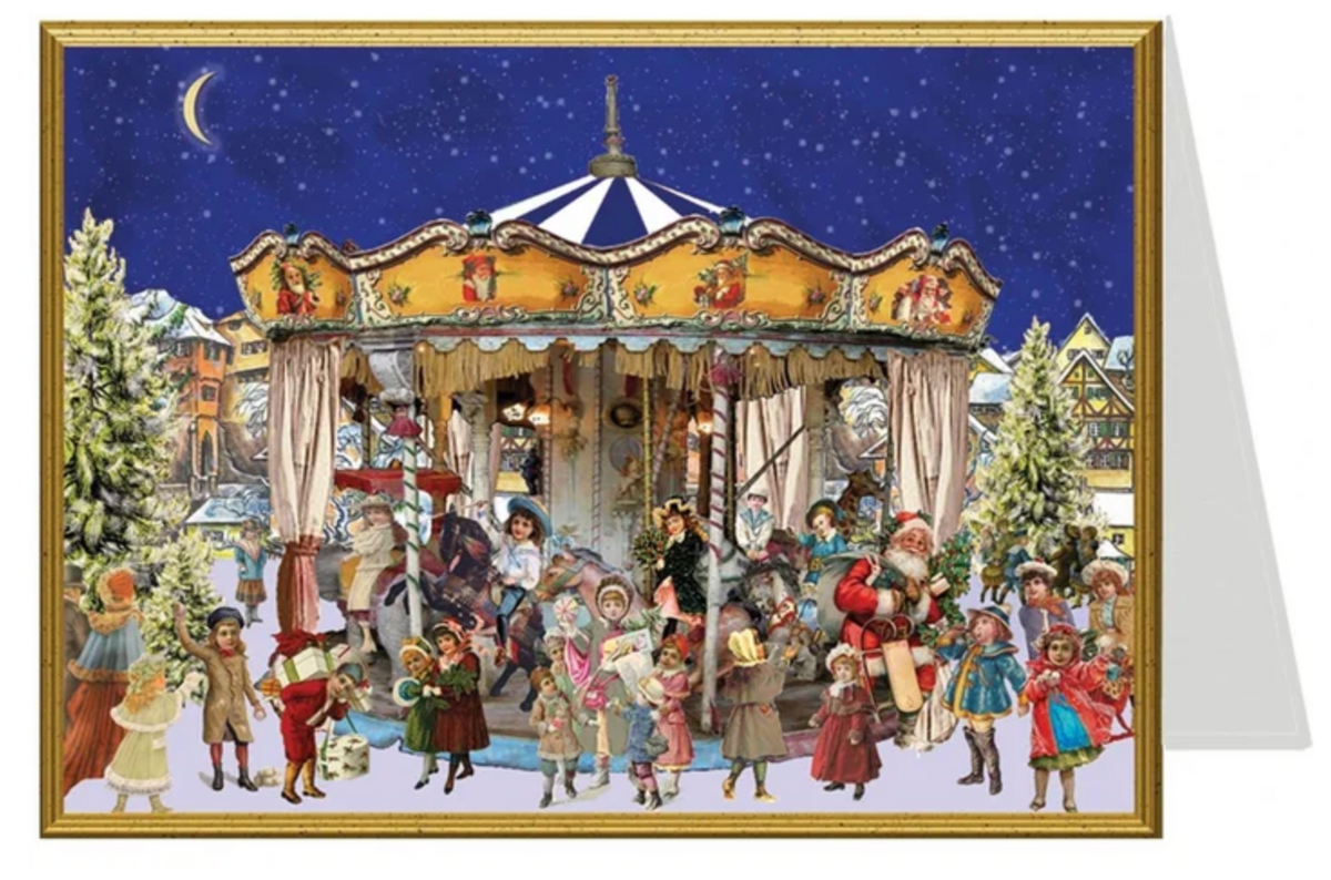 German Christmas Card {Christmas Carousel}