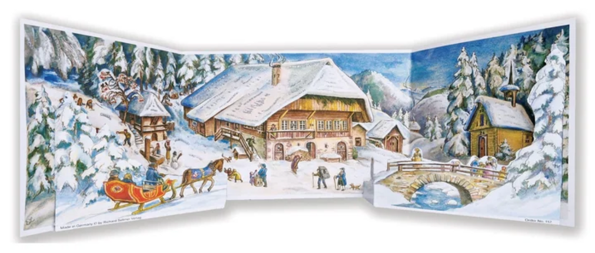 Panorama Advent Calendar {Christmas in the Alps}