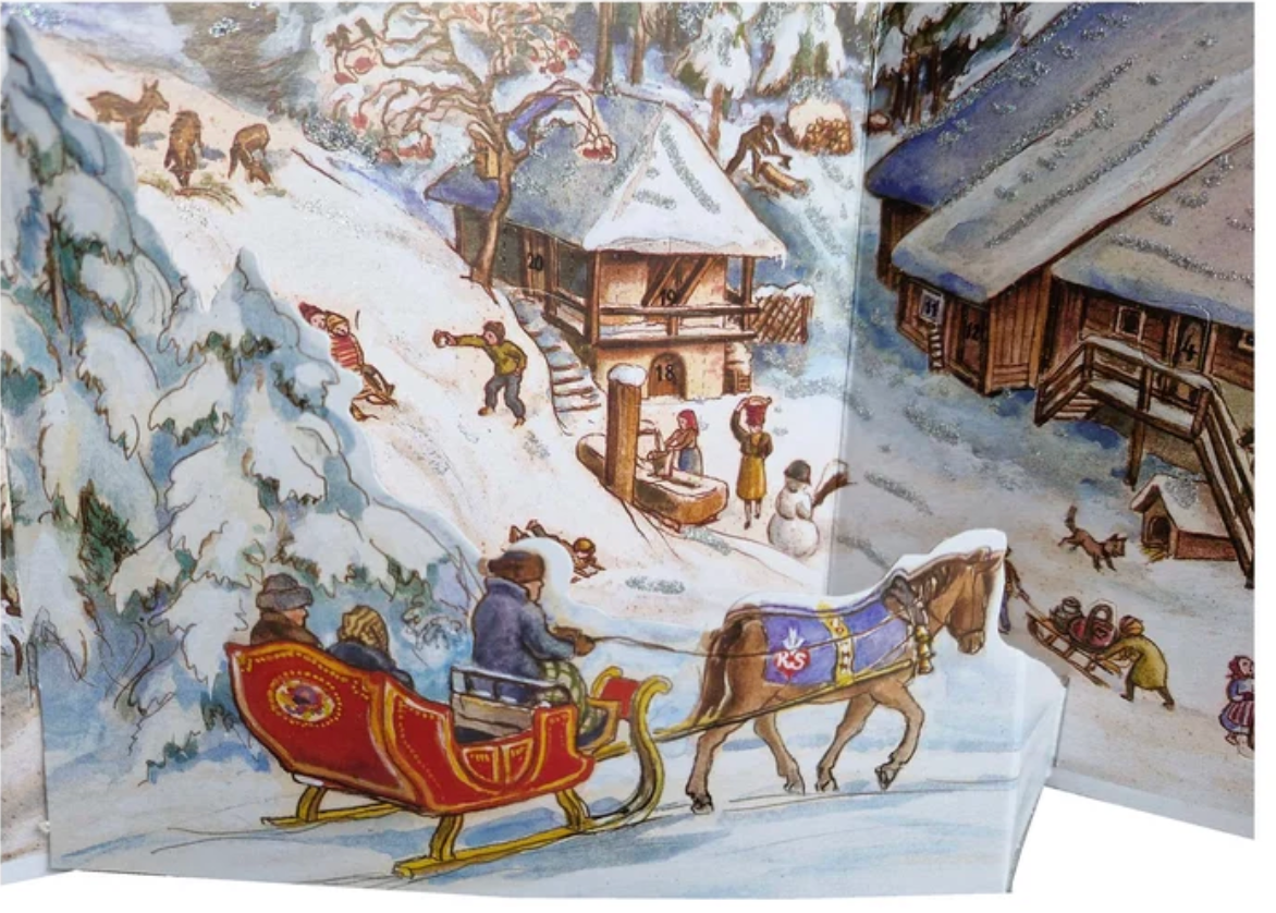 Panorama Advent Calendar {Christmas in the Alps}
