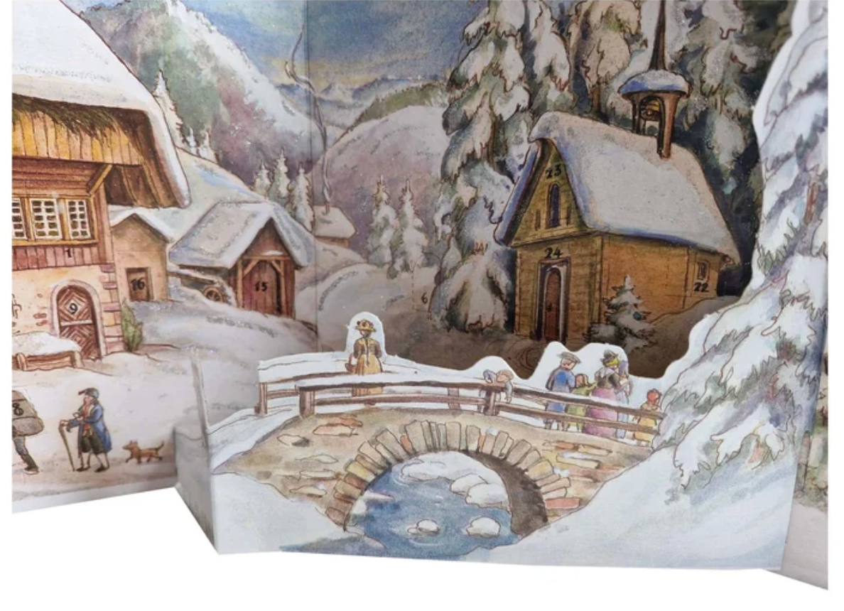 Panorama Advent Calendar {Christmas in the Alps}