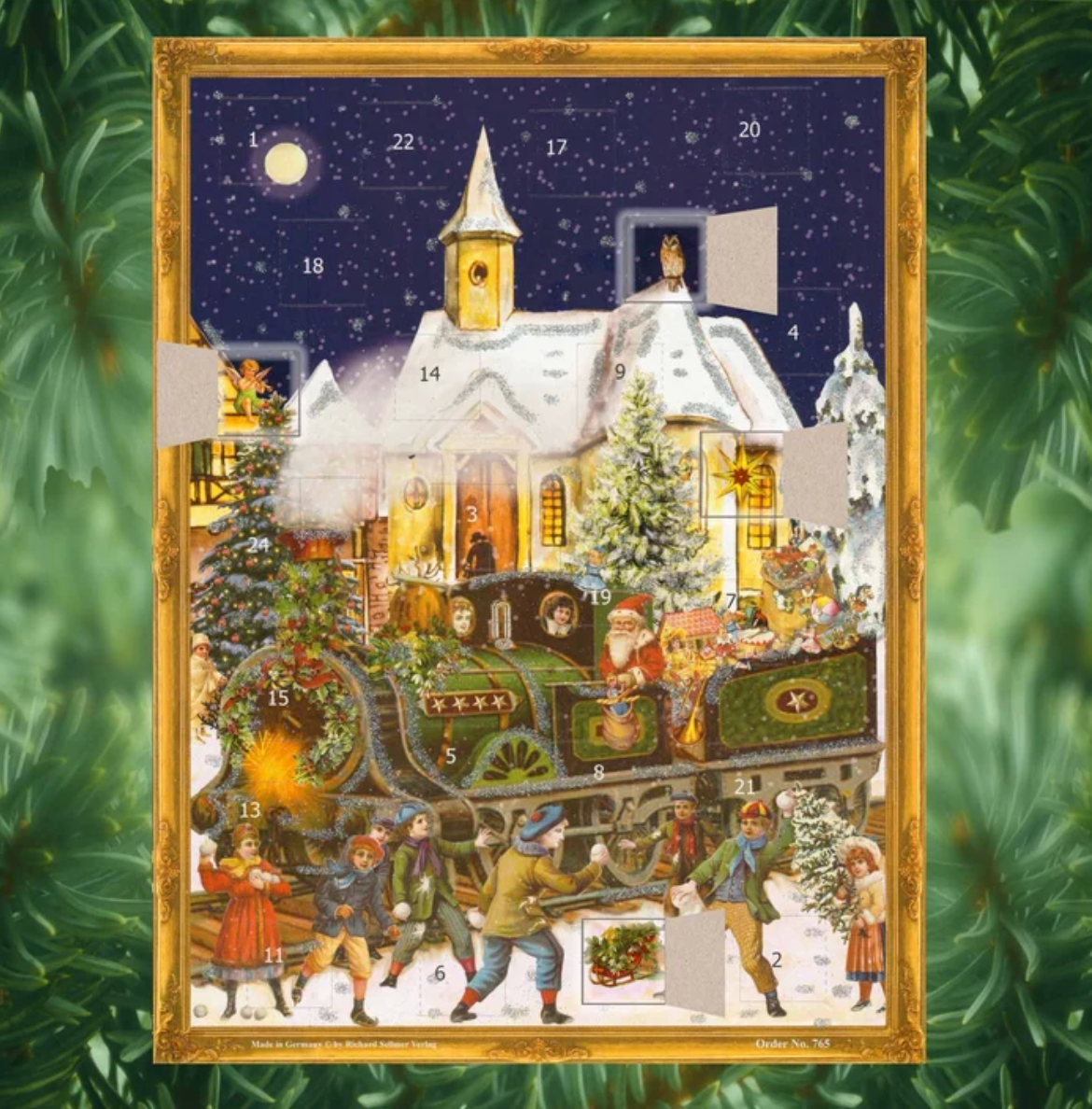 German Advent Calendar {Christmas Train}