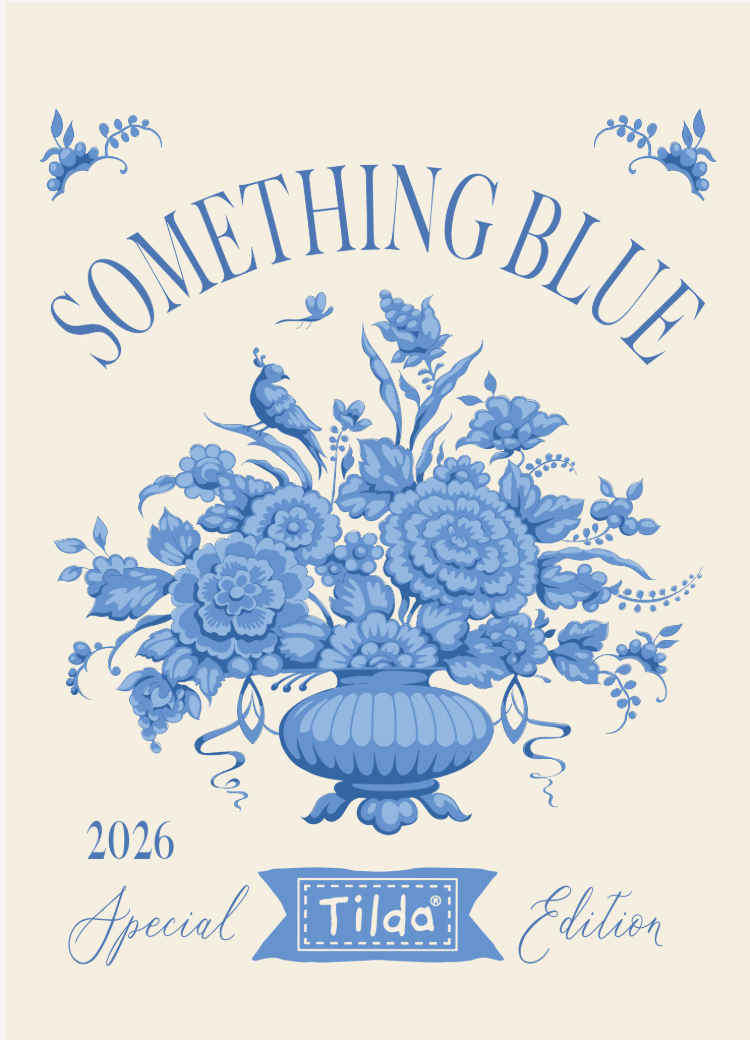 Tilda Something Blue Plate Collection Quilt KIT