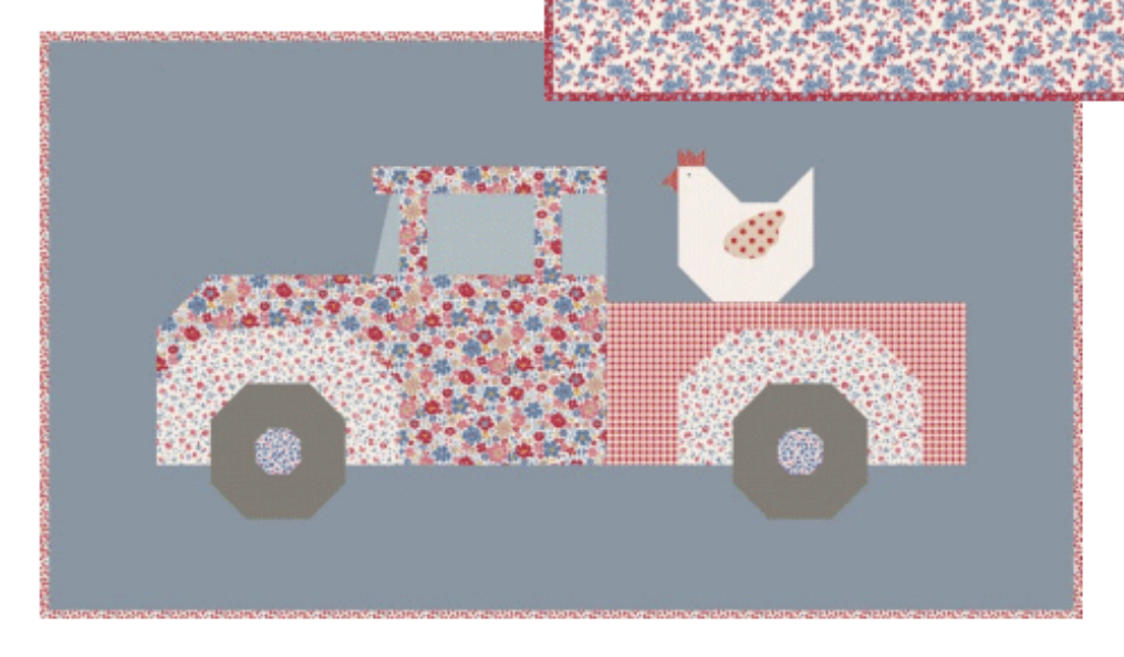 Tilda Village Life Farmers Market Pillow KIT {Truck}