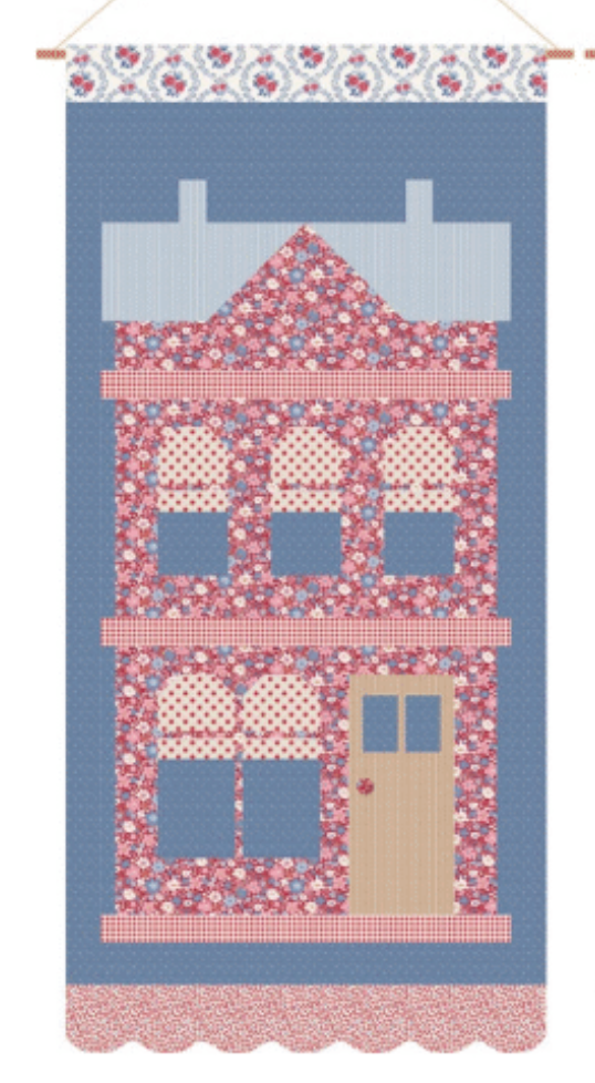 Tilda Village Life Wallhanging KIT