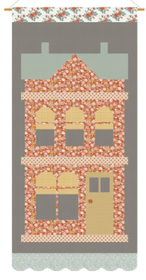 Tilda Village Life Wallhanging KIT