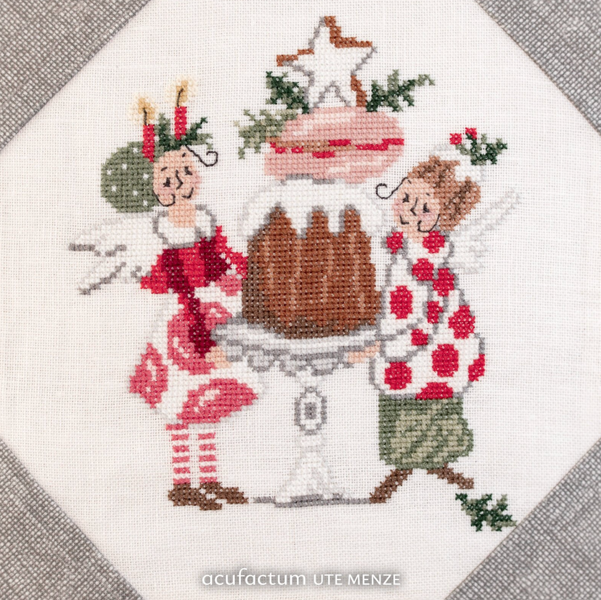 Acufactum A Handmade Winter KIT {Cross Cushion}