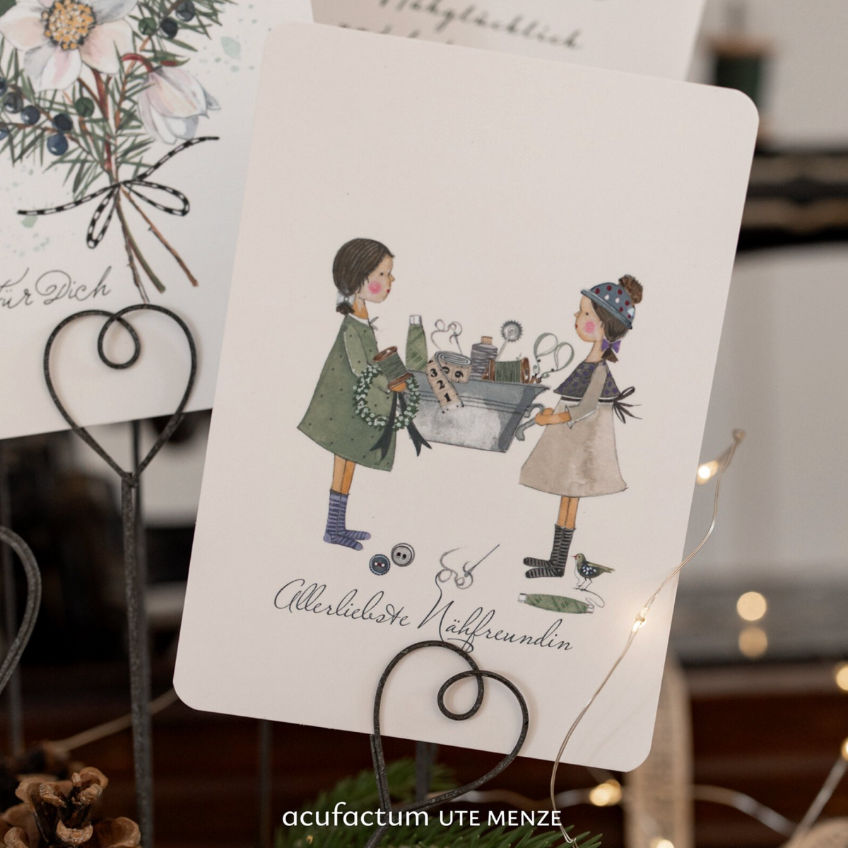 Acufactum Postcard "Dearest Sewing Friend"