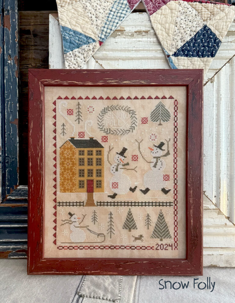 Hello Winter -9 designs- FULL COLOR, by Teresa Kogut pattern booklet