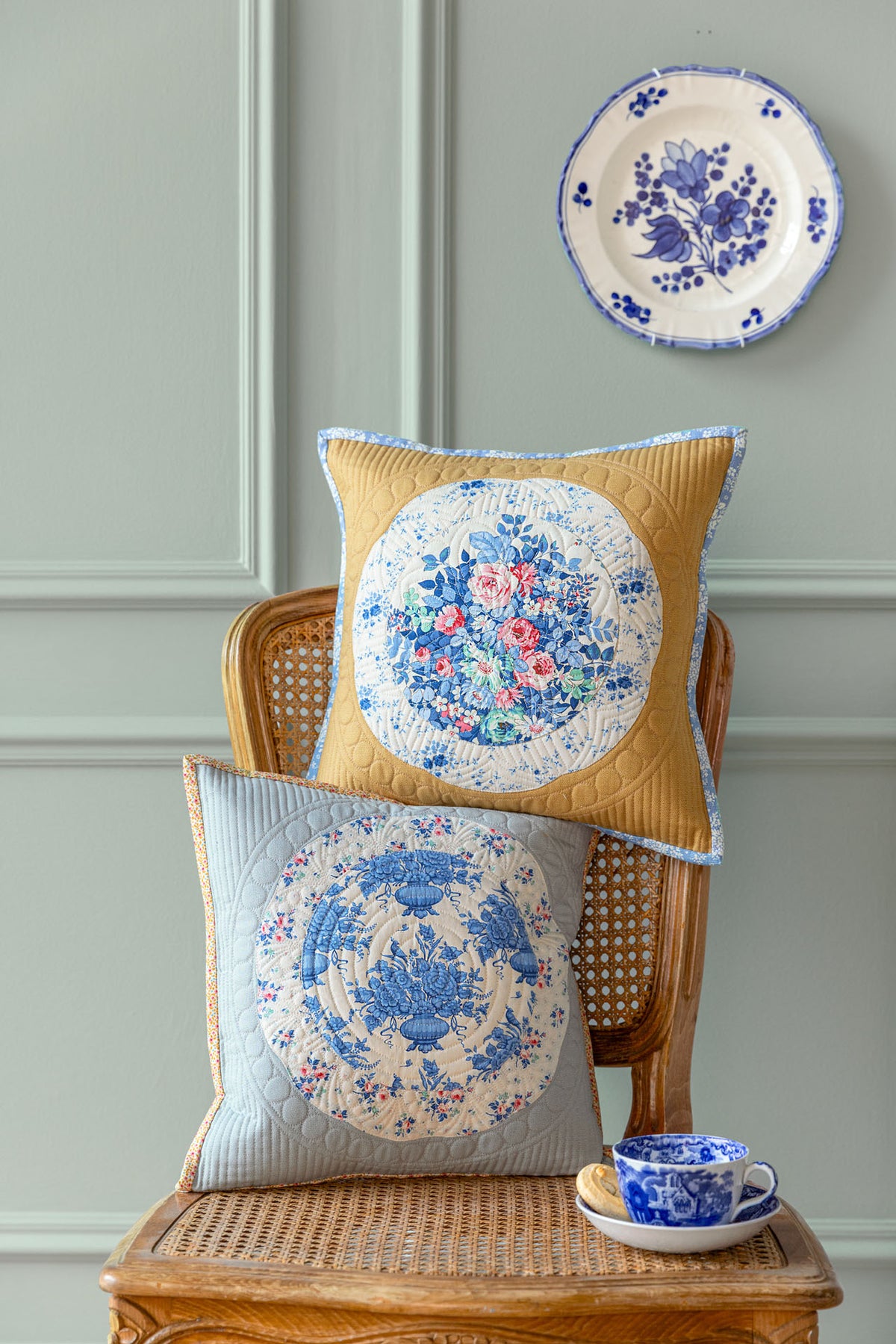 Tilda Something Blue Plate Pillow KIT
