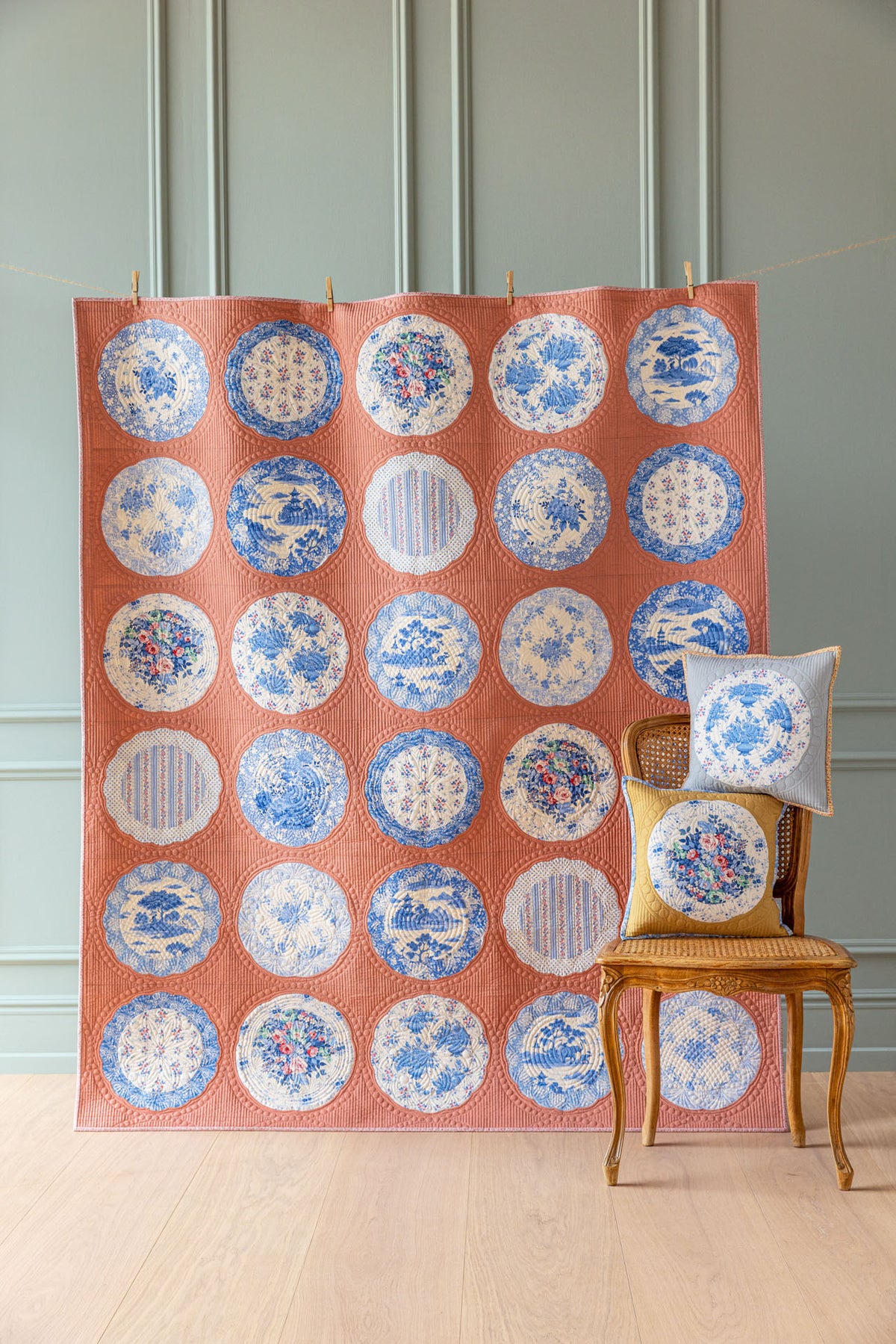 Tilda Something Blue Plate Collection Quilt KIT