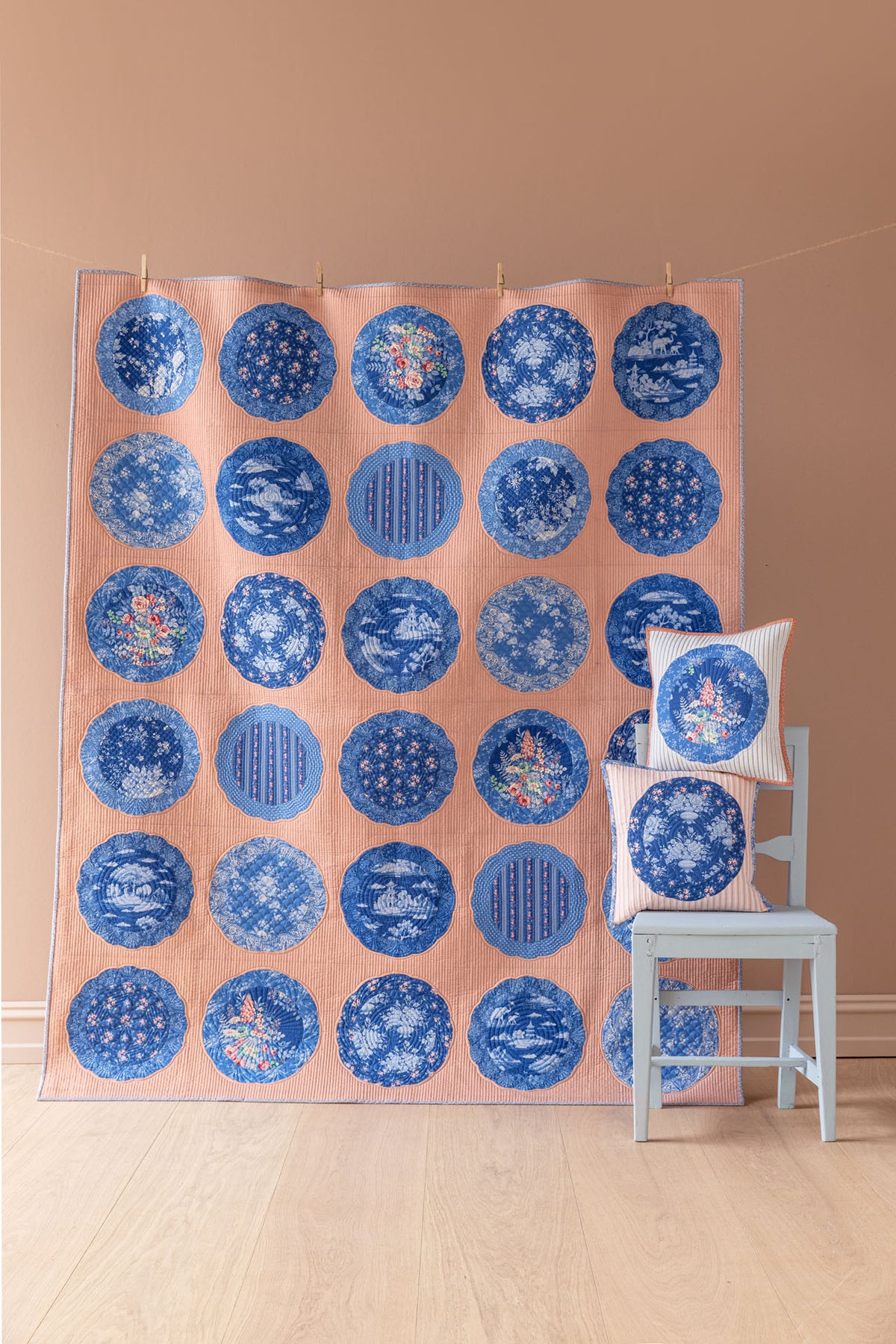 Tilda Something Blue Plate Collection Quilt KIT