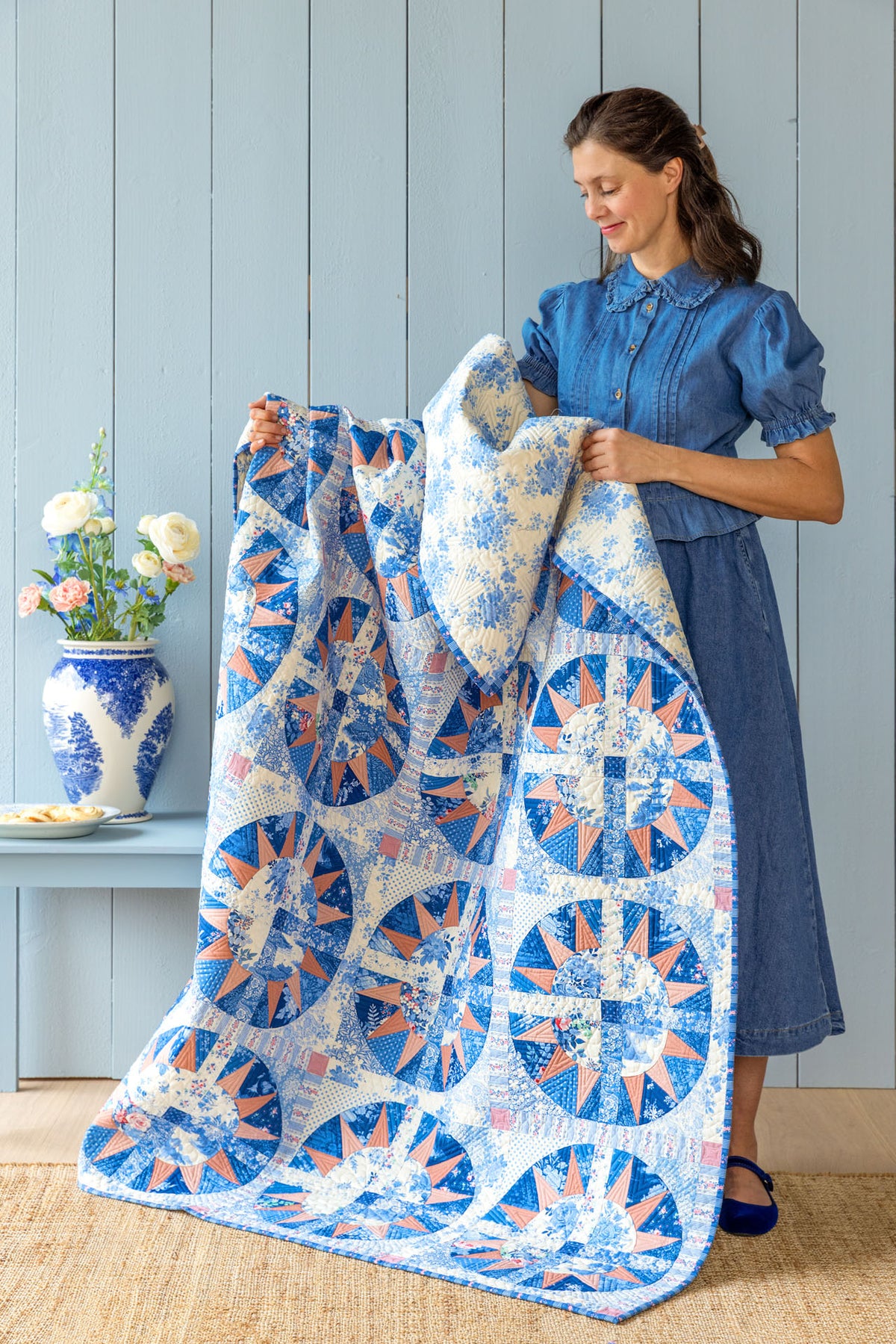 Tilda Something Blue Sunny Skies Quilt KIT