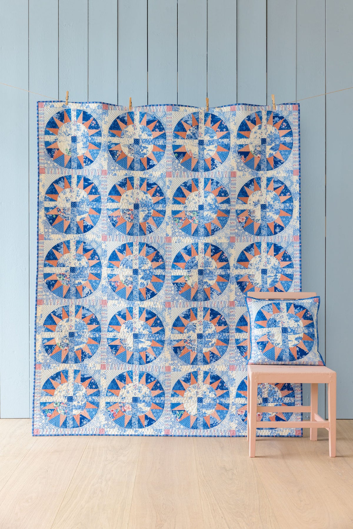 Tilda Something Blue Sunny Skies Quilt KIT