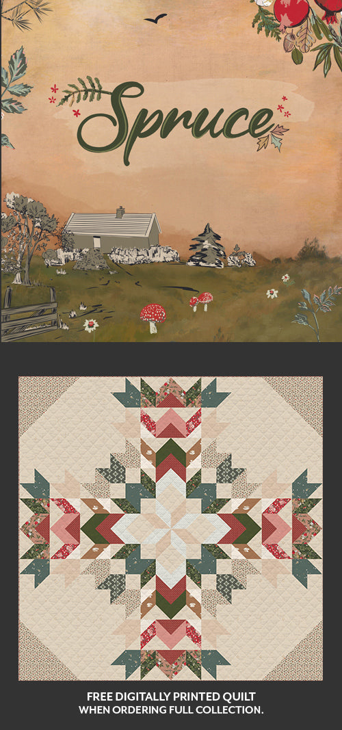 Colorful quilt with star pattern in earthy tones, featuring floral and geometric designs, perfect for cozy decor.
