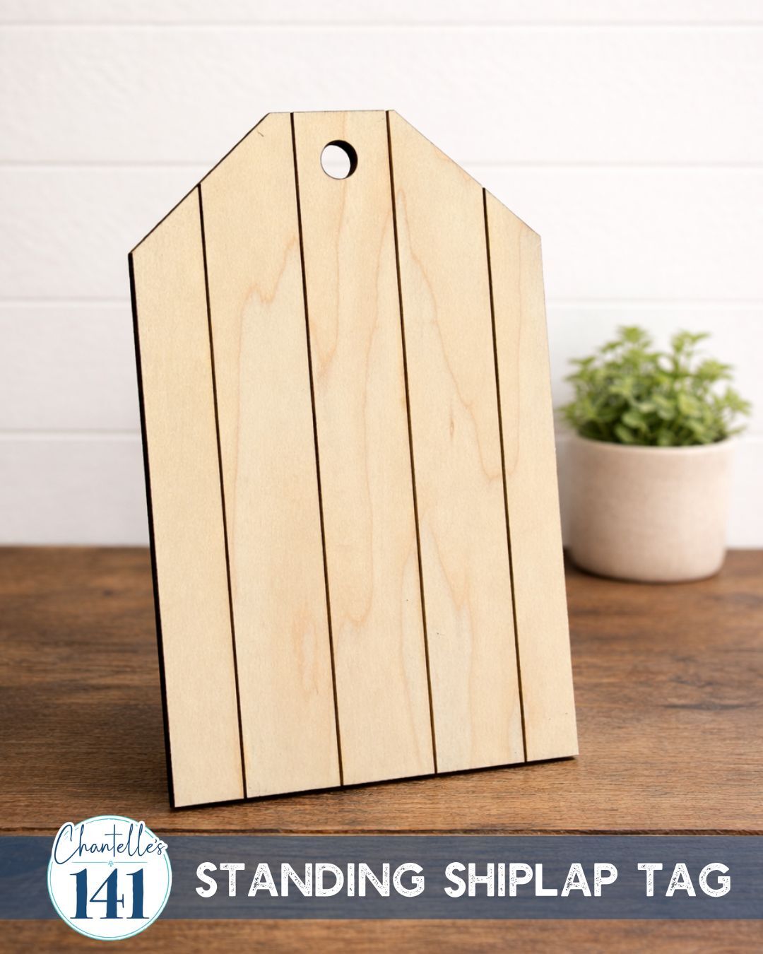 Chantelle's 141 Standing Shiplap Tag finishing board