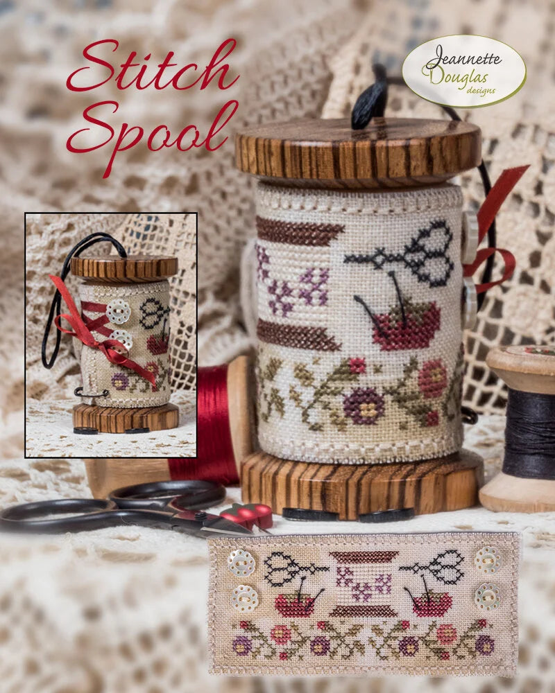 Stitch Spool pattern and Thread Pack by Jeannette Douglas Designs