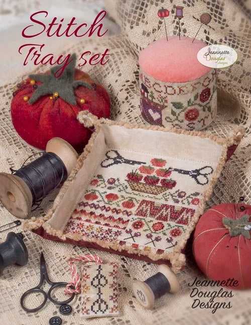Stitch Tray Set Cross stitch pattern by Jeannette Douglas Designs